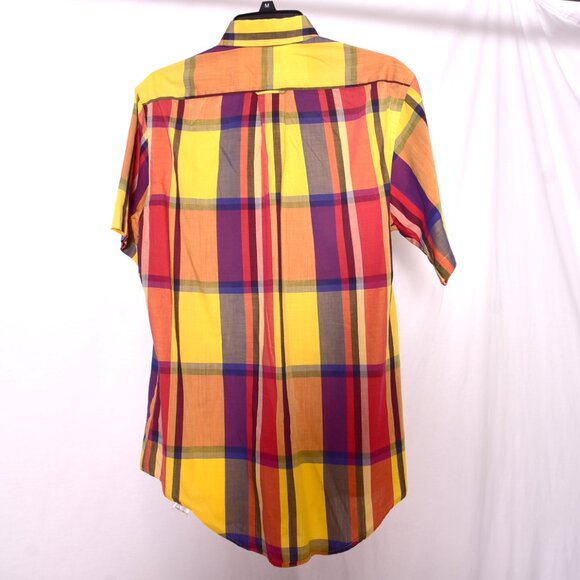 Saddlebred Men's Short Sleeve Button Down Shirt Made in the USA Size Medium - Picture 5 of 6